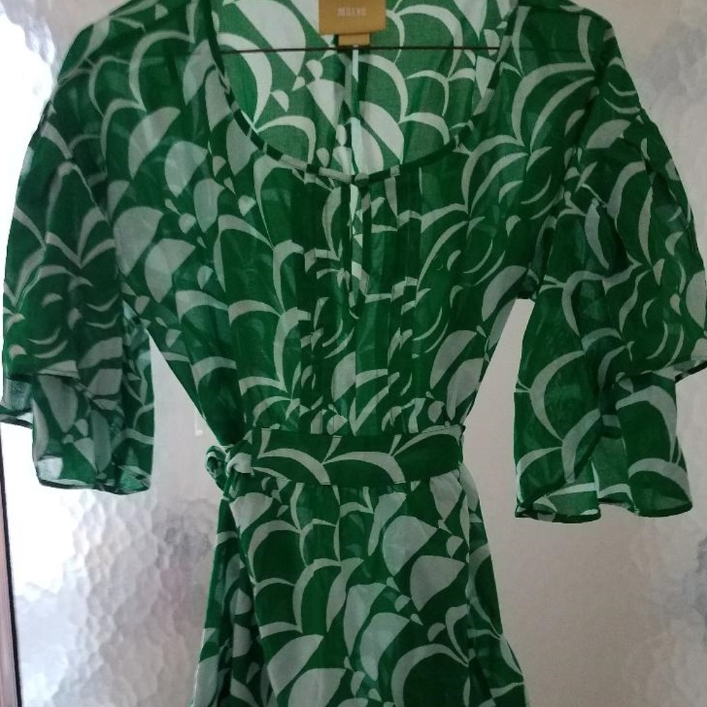 Anthropologie MAEVE Blouse with Back Tie